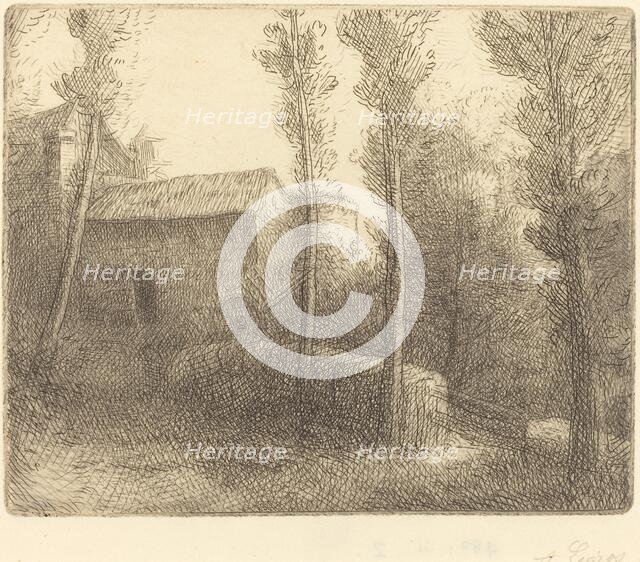 Bridge at the Mill (Le pont du moulin). Creator: Alphonse Legros.