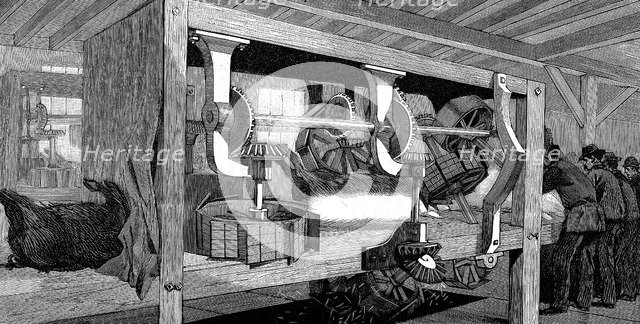 Armour Company's pig slaughterhouse, Chicago, Illinois, USA, 1892. Artist: Unknown