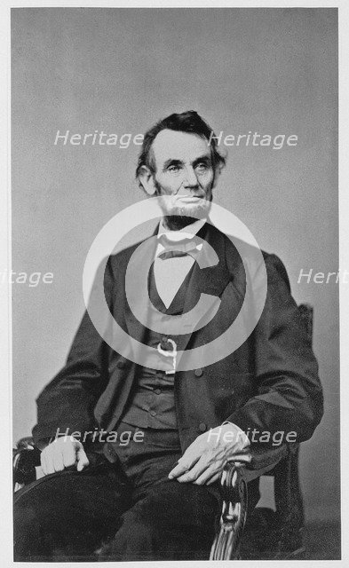 Abraham Lincoln, 16th President of the United States, 1860s. Artist: Unknown