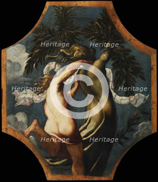 Apollo and Daphne, ca 1541. Creator: Tintoretto, Jacopo (1518-1594).