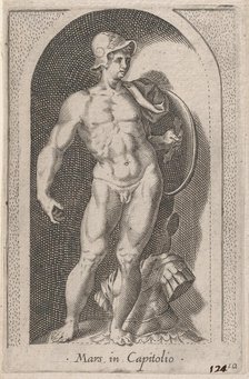 Speculum Romanae Magnificentiae: Mars (Mars in Capitolio), 16th century., 16th century. Creator: Anon.