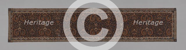 Slendang (Shawl), Java, 19th century. Creator: Unknown.