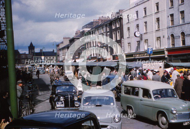 Market Place, York, 1958 Artist: CM Dixon.