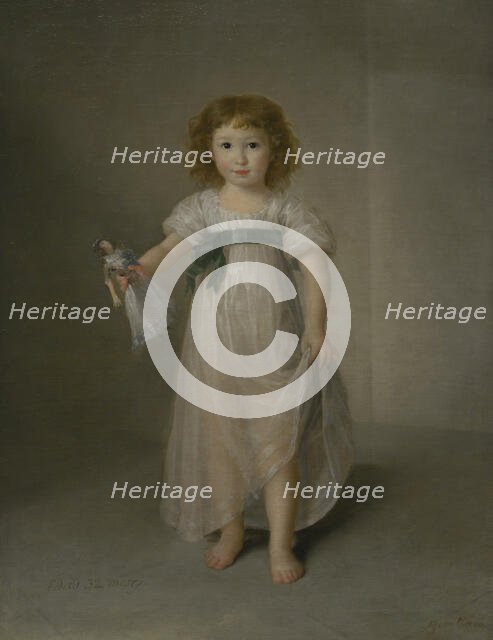 Manuela Isidra Téllez-Girón, future Duchess of Abrantes, 1797. Creator: Agustin Esteve y Marqués.