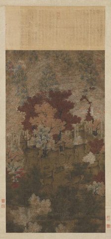 Herd of Deer in a Maple Grove, c950. Creator: Chinese Master.