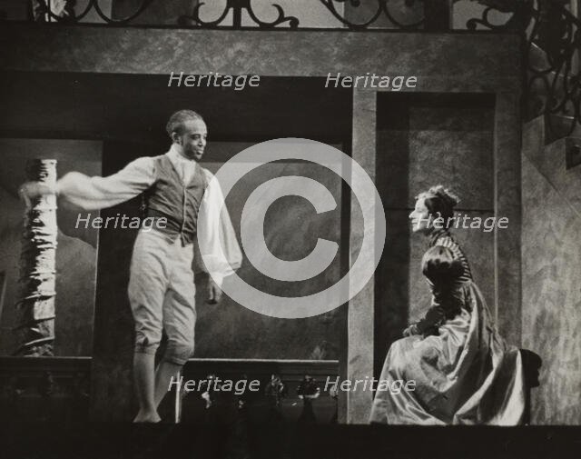 Jacques (Alvin Childress) and Odette (Elana Karam), 1938. Creator: Unknown.