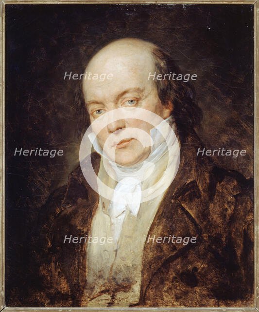 Portrait of Pierre-Jean Beranger (1780-1857), poet-songwriter, c1830. Creator: Ary Scheffer.