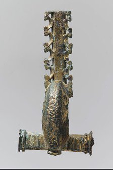 Crossbow Brooch, Late Roman, 4th century. Creator: Unknown.