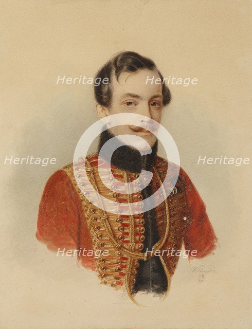 Prince Alexander Sergeyevich Vyazemsky (1806-1867) , 1838.