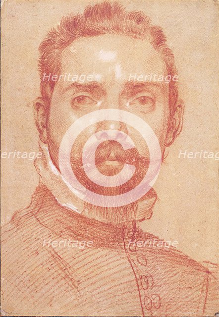 Portrait of the Lute Player Giulio Mascheroni, ca 1594. Artist: Carracci, Annibale (1560-1609)