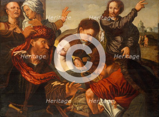 The Calling of Matthew. Creator: Workshop of Jan Sanders van Hemessen (Netherlandish, active by ca. 1524-died ca. 1564).