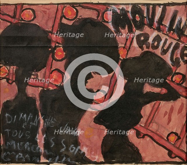 Moulin Rouge , ca 1892.