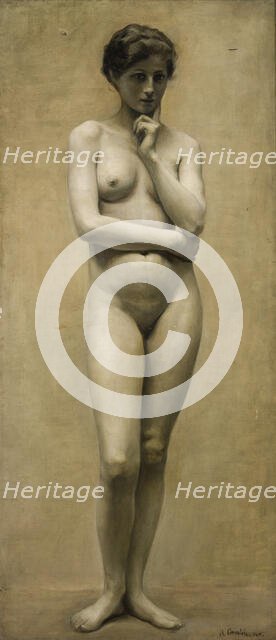 Female Nude, c1895. Creator: Maria Chlebowska.