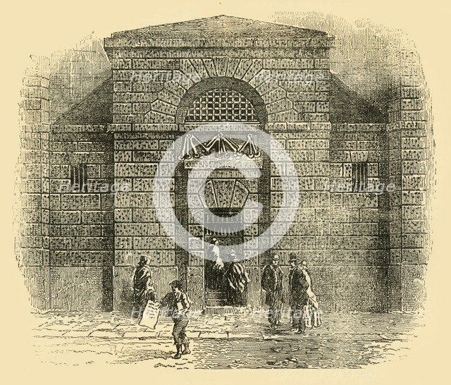 'Door of Newgate', c1872. Creator: Unknown.