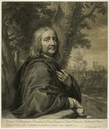 Philippe de Champaigne, 1676. Creator: Gerard Edelinck.