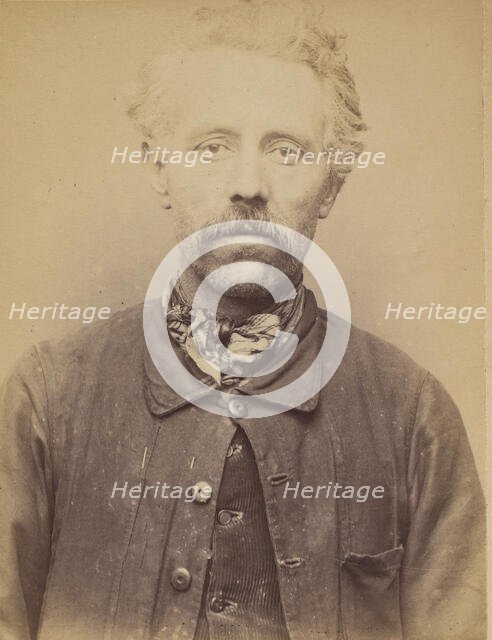 Pierre. Joseph, Adrien. 42 ans, né à Rouen (Seine-Inférieure). Canneleur de chaises. Anarc..., 1894. Creator: Alphonse Bertillon.