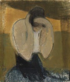 The Gipsy Woman; The Romani Woman, 1919. Creator: Helene Schjerfbeck.