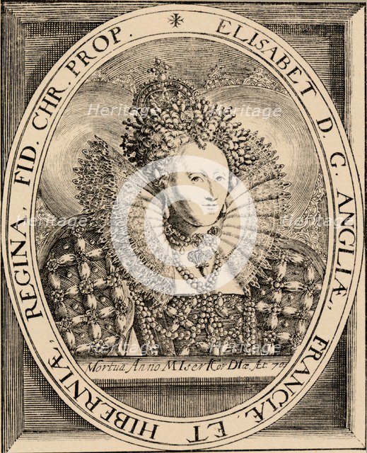Elizabeth I (1533-1603), Queen of England and Ireland, 1889. Artist: Unknown