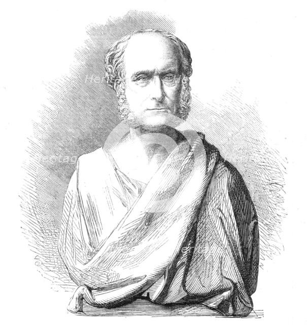 Bust of the late Mr. Bunning, City Architect, by Joseph Durham, F.S.A...City of London School, 1865. Creator: Unknown.