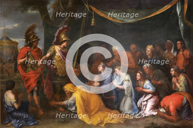 The Queens of Persia at the feet of Alexander (The Tent of Darius), 1661. Artist: Le Brun, Charles (1619-1690)