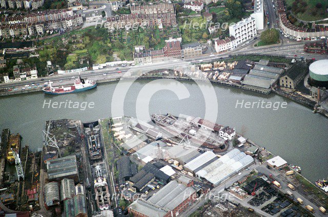 SS 'Great Britain', Wapping Dockyard, Bristol, 1970. Artist: Jim Hancock.