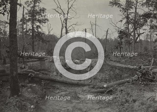 Battlefield of New Hope Church, Georgia, No. 2, 1865-1866. Creator: George N. Barnard (American, 1819-1902).