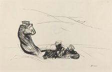 Looking for the Enemy, c. 1914/1919. Creator: Jean Louis Forain.