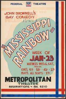Mississippi Rainbow, Seattle, 1938. Creator: Unknown.