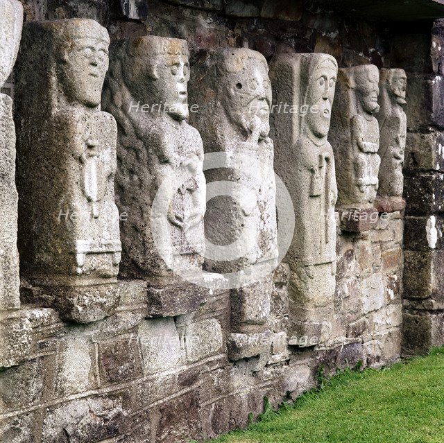 Celtic Christian figures, White Island, Co.Fermanagh, Ireland, c8th century. Artist: Unknown