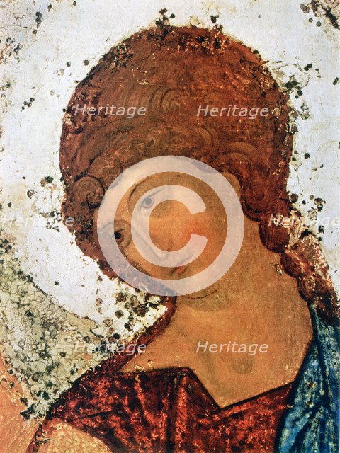 'The Trinity', (Detail), c1380-1430. Artist: Andrey Rublyov