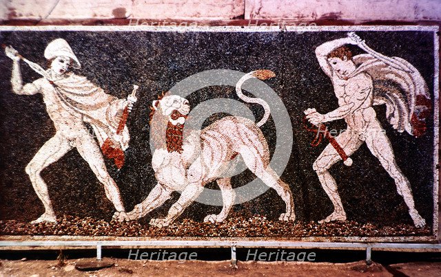 'The Lion Hunt', 4th century BC. Artist: Anon