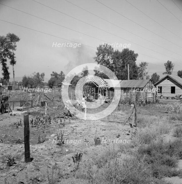 Home, self-built in two years, bit by bit, Yakima, Washington, 1939. Creator: Dorothea Lange.