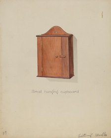 Shaker Hanging Cupboard, c. 1936. Creator: Victor F. Muollo.