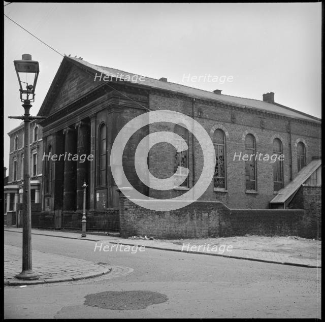 New Connexion Chapel, Lascelles Street, Tunstall, Stoke-on-Trent, 1965-1968. Creator: Eileen Deste.