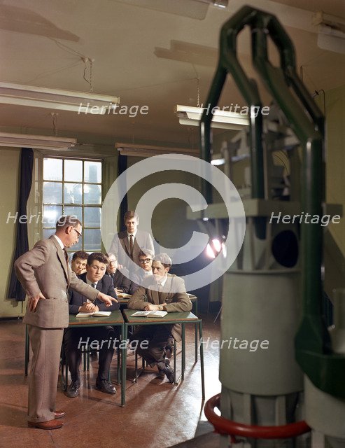 Students training at the Park Gate Iron & Steel Co, Rotherham, South Yorkshire, 1964. Artist: Michael Walters