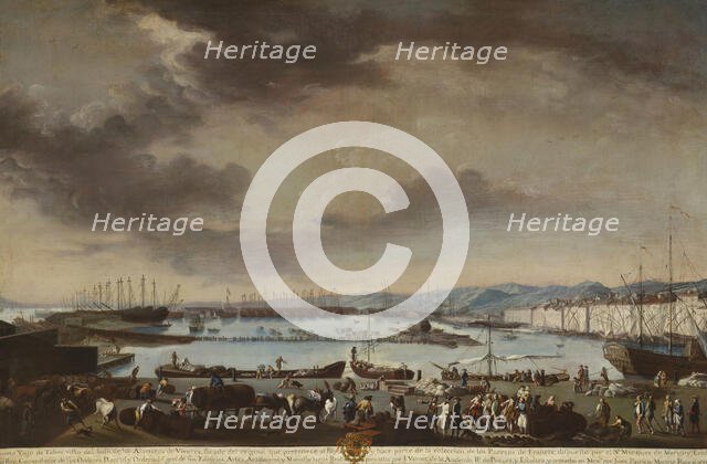 View of the Old Port of Toulon (El puerto viejo de Tolón) (image 2 of 2), 1771. Creator: Juan Patricio Morlete Ruiz.