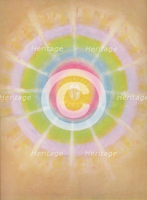 'The Causal Body of an Arhat', c1902, (1917). Artist: Charles Leadbeater.