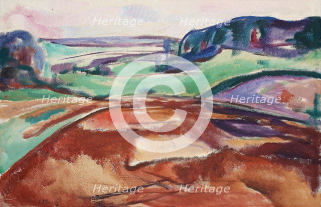 Fra Ekely (From Ekely), 1916.