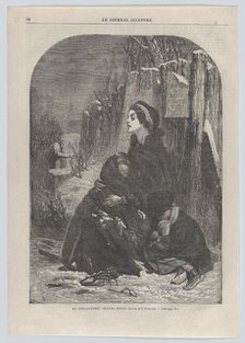 En Angleterre: Pauvre Jenny!, from "Le Journal Illustré," no. 55, February 26-March 5, 1865. Creator: Henry Duff Linton.