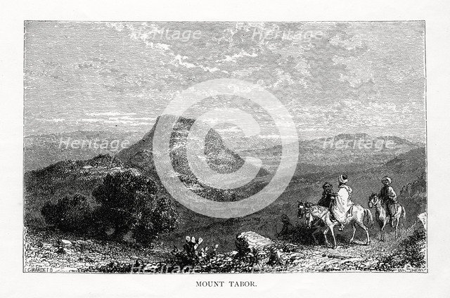 'Mount Tabor', 19th century. Artist: Whitehead