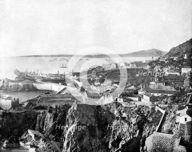 Gibraltar, 1893.Artist: John L Stoddard