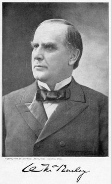 William McKinley, 25th President of the United States, 1896. Artist: Unknown