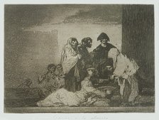 The Disasters of War, a series of etchings by Francisco de Goya (1746-1828), plate 51: 'Gracias a…