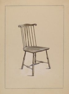 Chair, 1935/1942. Creator: Simon Weiss.
