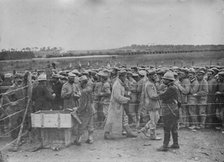 German prisoners in France, between 1914 and 1918. Creator: Bain News Service.