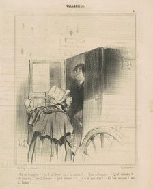 Ou ça bourgeois? C'est-il a l'heure ou ..., 19th century. Creator: Honore Daumier.