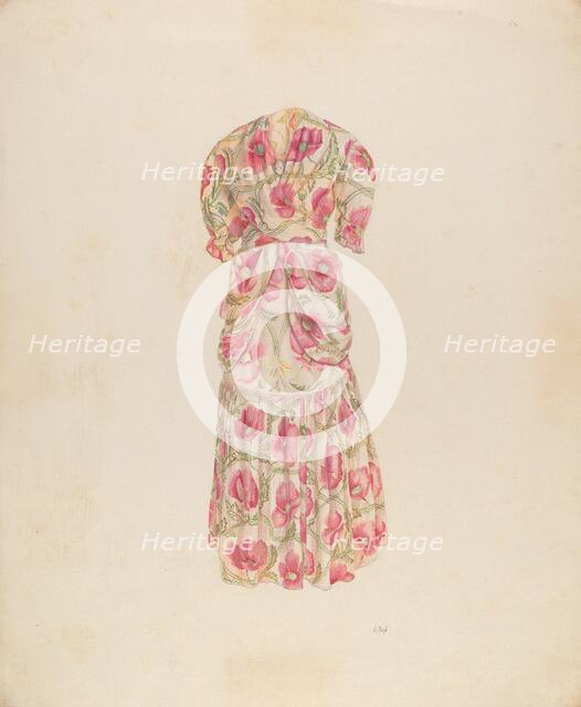 Evening Dress, c. 1937. Creator: Joseph L. Boyd.