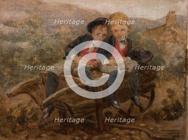 Sketch Of The Hons. Dudley And Archie Hamilton Gordon, 1890. Creator: Louisa Starr.