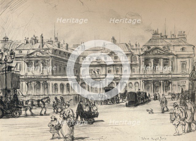 'The Palais-Royal', 1915. Artist: Frank Milton Armington.