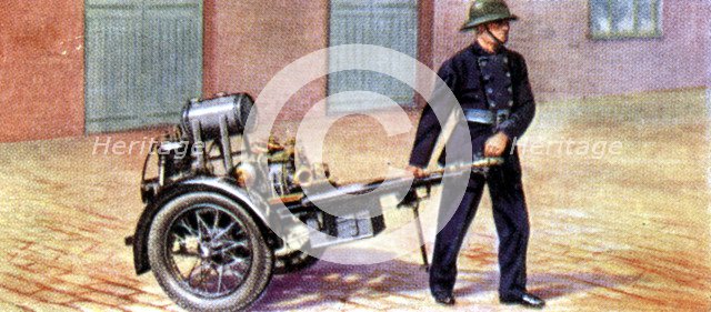 Air Raid Precautions, cigarette card, British, 1938. Artist: Unknown